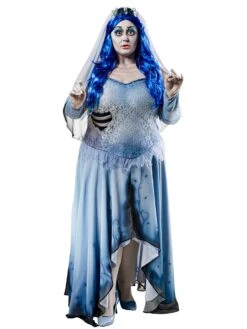 Women's Plus Size Corpse Bride Emily Costume