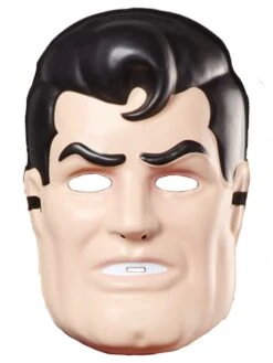 Men's DC Comics Ben Cooper Superman T-Shirt And Half Mask 5 Men's DC Comics Ben Cooper Superman T-Shirt And Half Mask -Costume Supercenter Store 1001192v2 1