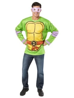 Men's Teenage Mutant Ninja Turtles Classic Donatello Costume Top And Mask