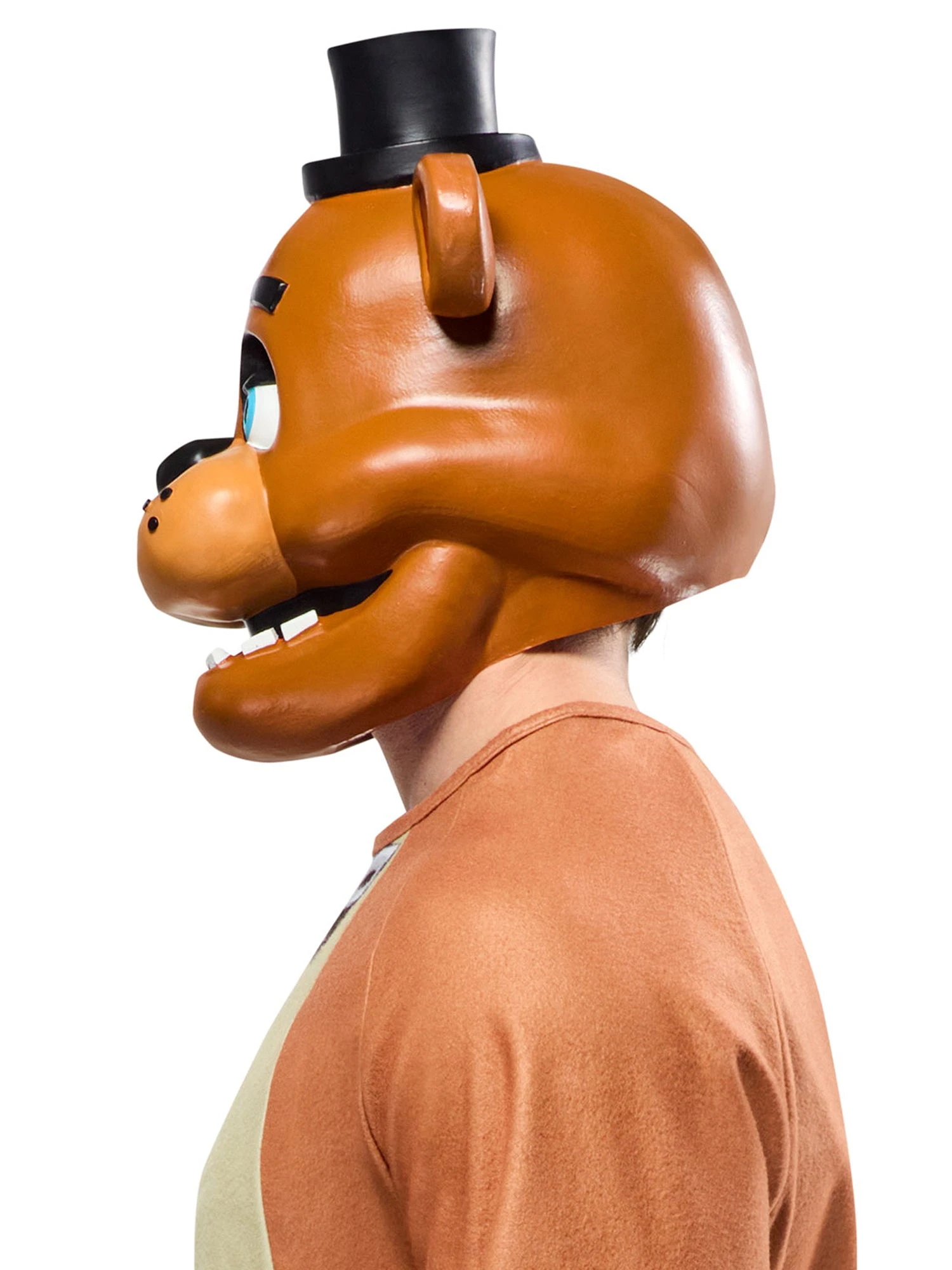 Adult Five Nights At Freddy's Freddy Overhead Latex Mask 4 Adult Five Nights At Freddy's Freddy Overhead Latex Mask - Image 4