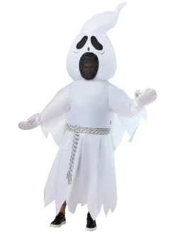 Adult White Ghost Reaper Inflatable Costume