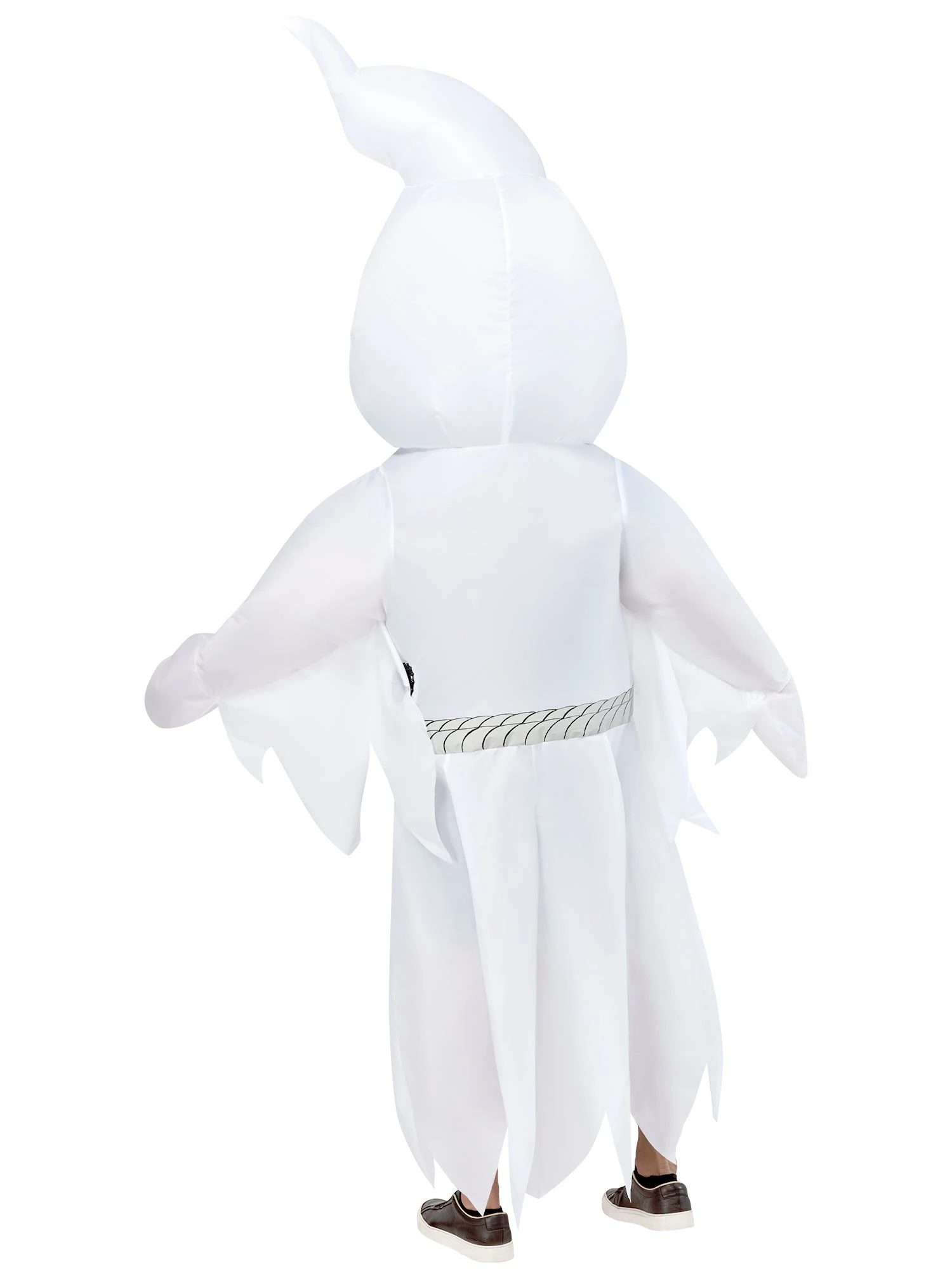 Adult White Ghost Reaper Inflatable Costume 3 Adult White Ghost Reaper Inflatable Costume - Image 3