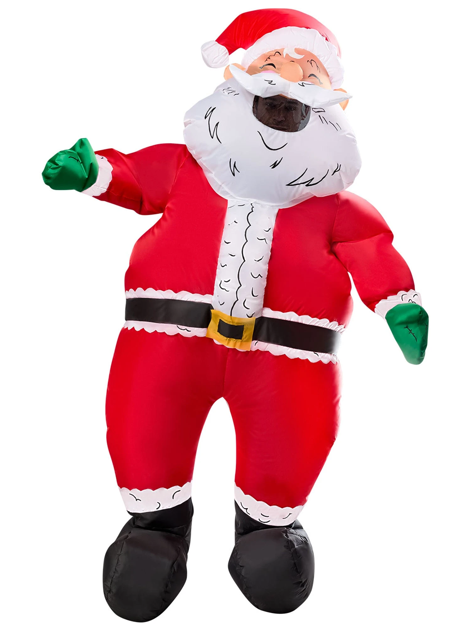 Adult Santa Claus Inflatable Costume 1 Adult Santa Claus Inflatable Costume