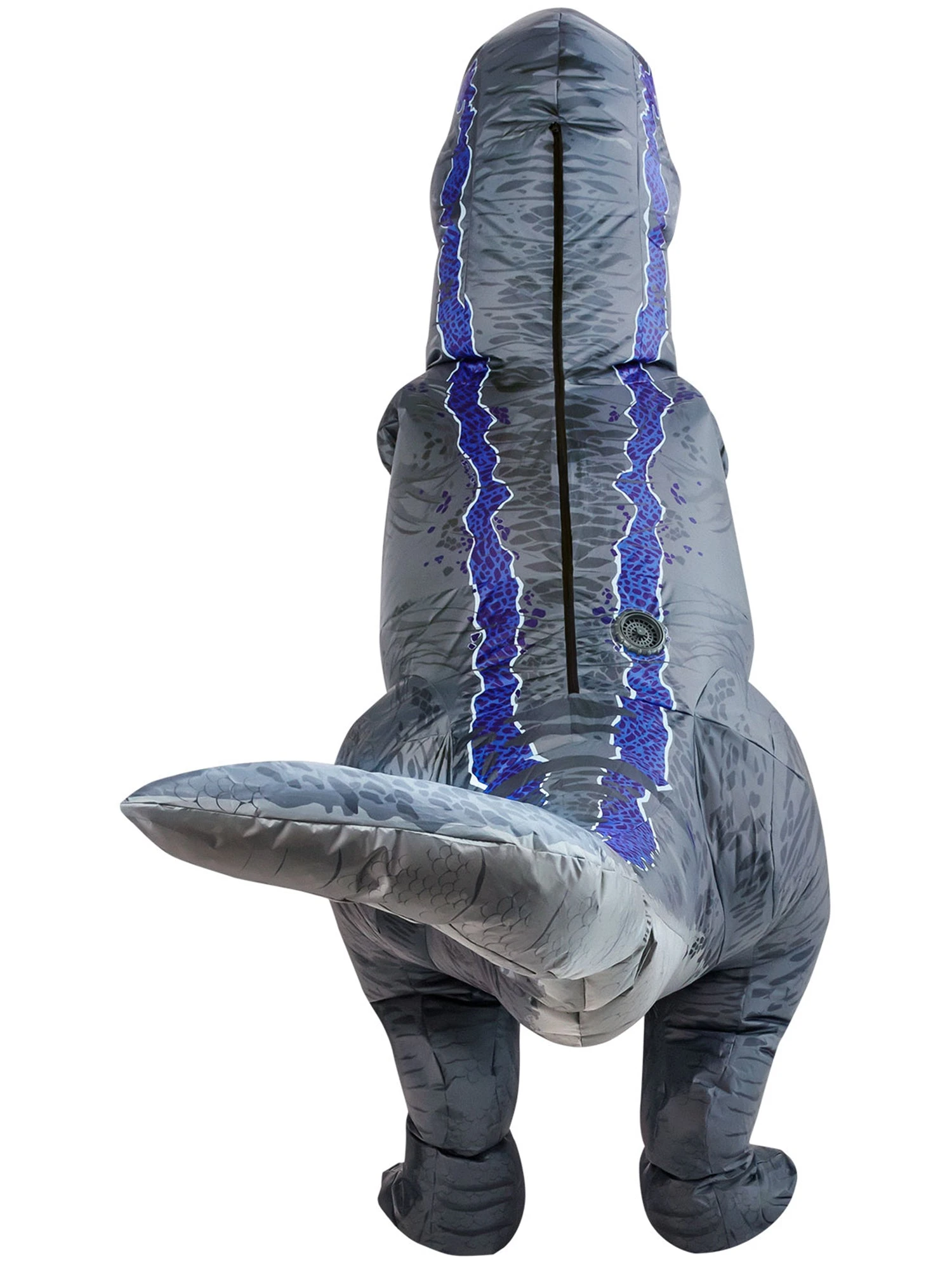 Adult Jurassic World Blue Velociraptor Inflatable Costume 4 Adult Jurassic World Blue Velociraptor Inflatable Costume - Image 4