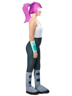 Women's Futurama Leela Costume With Wig -Costume Supercenter Store 1001627 3