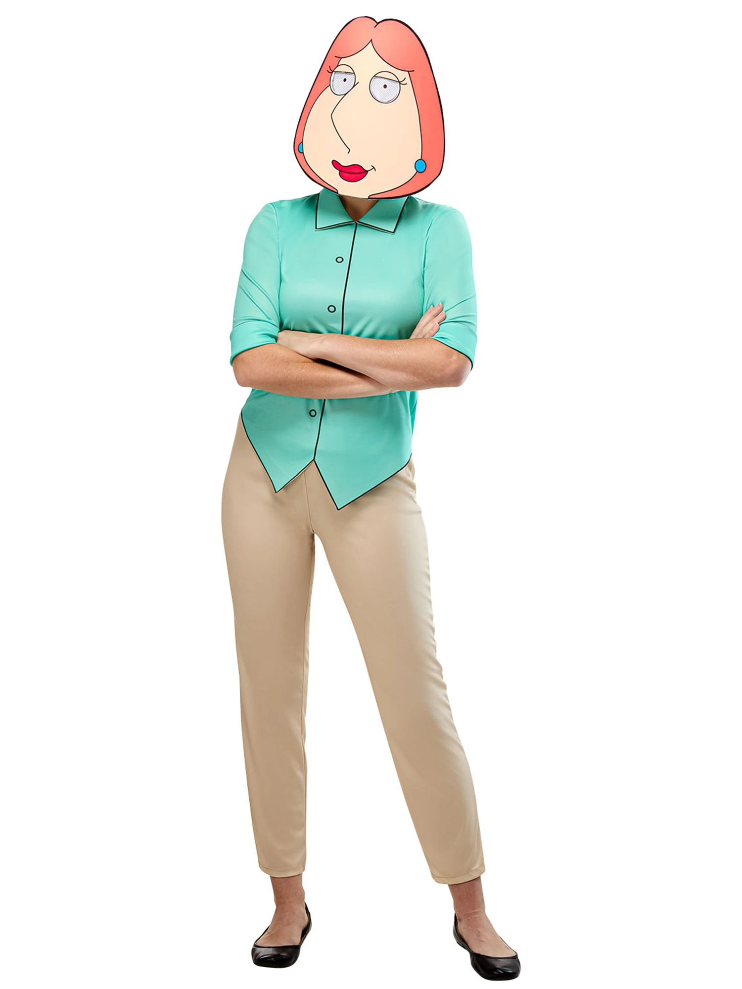 Women's Family Guy Lois Griffin Costume With Mask 3 Women's Family Guy Lois Griffin Costume With Mask - Image 3