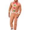Adult Gingerbread Man Zipsters Hooded Costume
