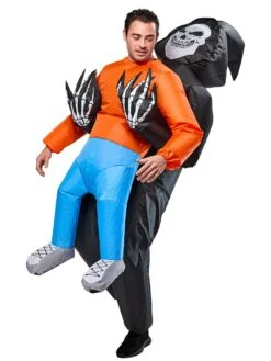 Adult Grim Reaper Abduction Inflatable Costume
