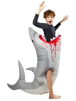 Kids' Ride On Shark Attack Inflatable Costume