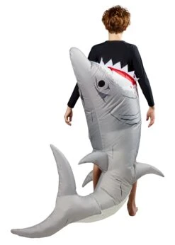 Kids' Ride On Shark Attack Inflatable Costume 7 Kids' Ride On Shark Attack Inflatable Costume -Costume Supercenter Store 1001815 3