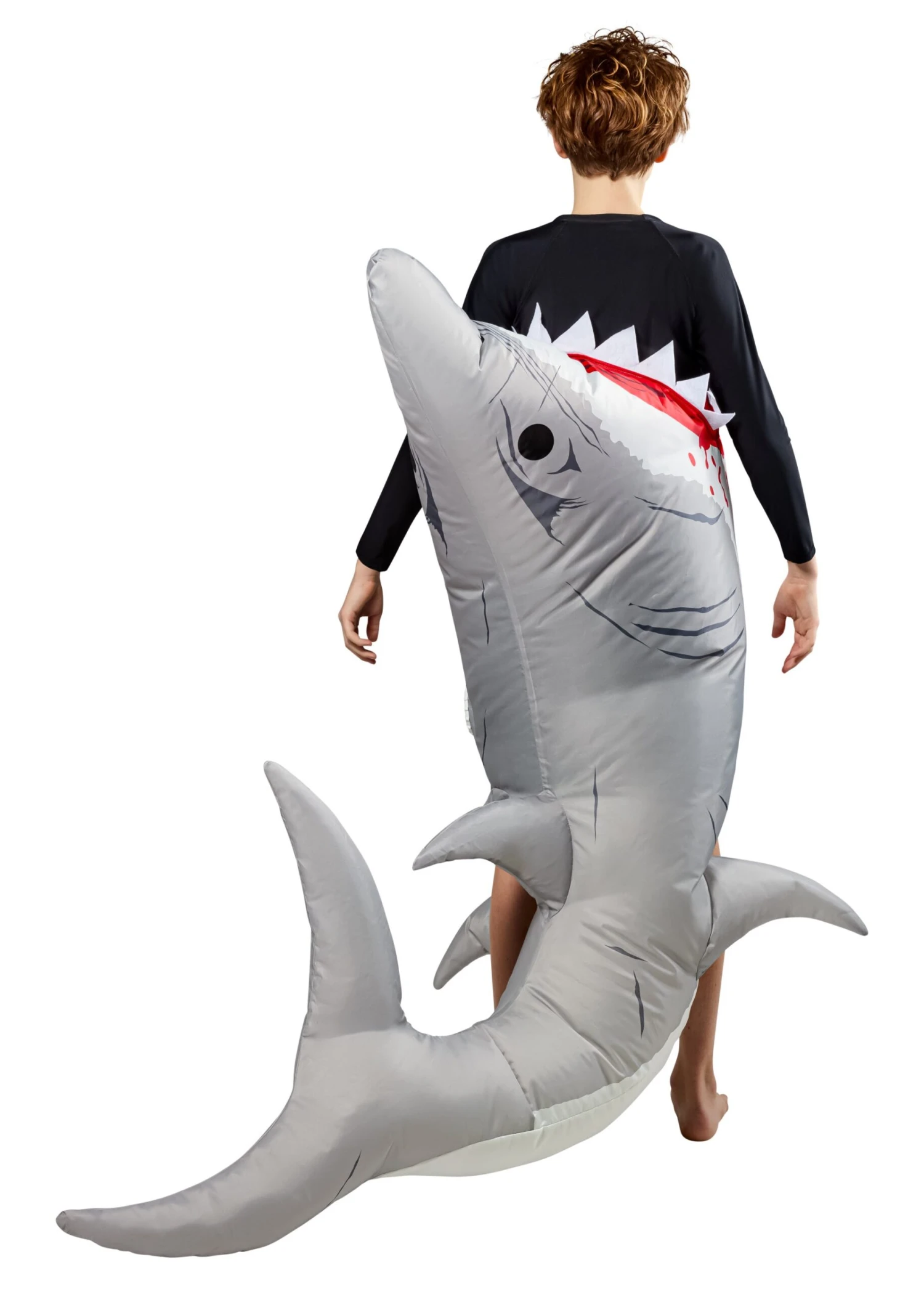 Kids' Ride On Shark Attack Inflatable Costume 3 Kids' Ride On Shark Attack Inflatable Costume - Image 3
