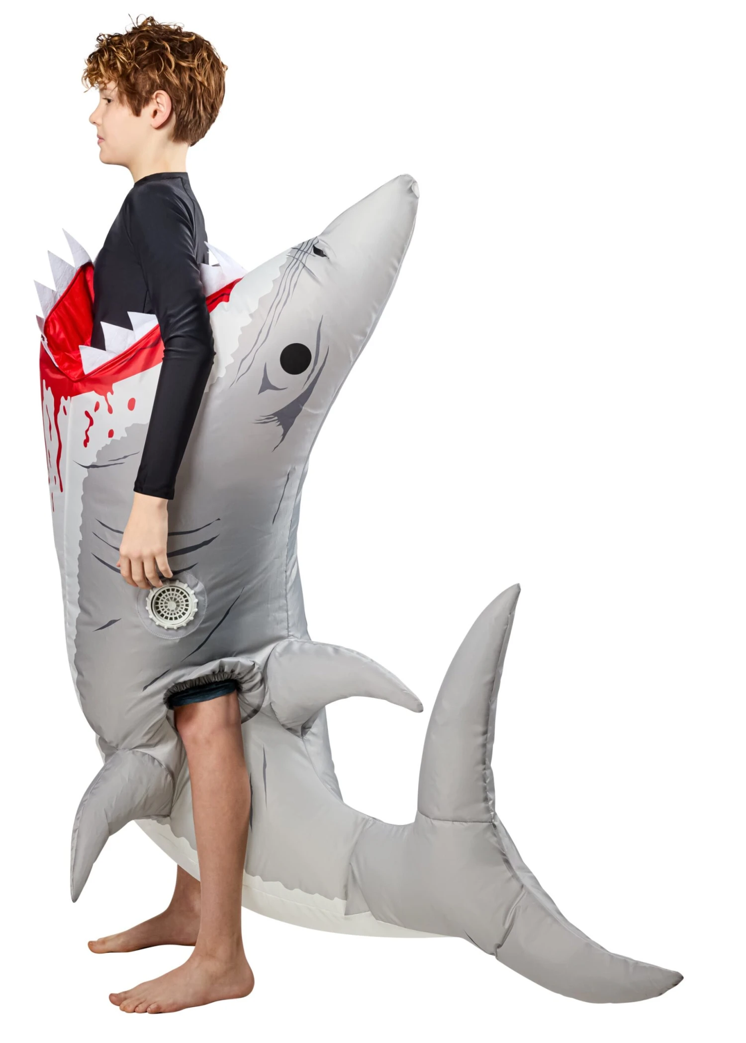 Kids' Ride On Shark Attack Inflatable Costume 4 Kids' Ride On Shark Attack Inflatable Costume - Image 4