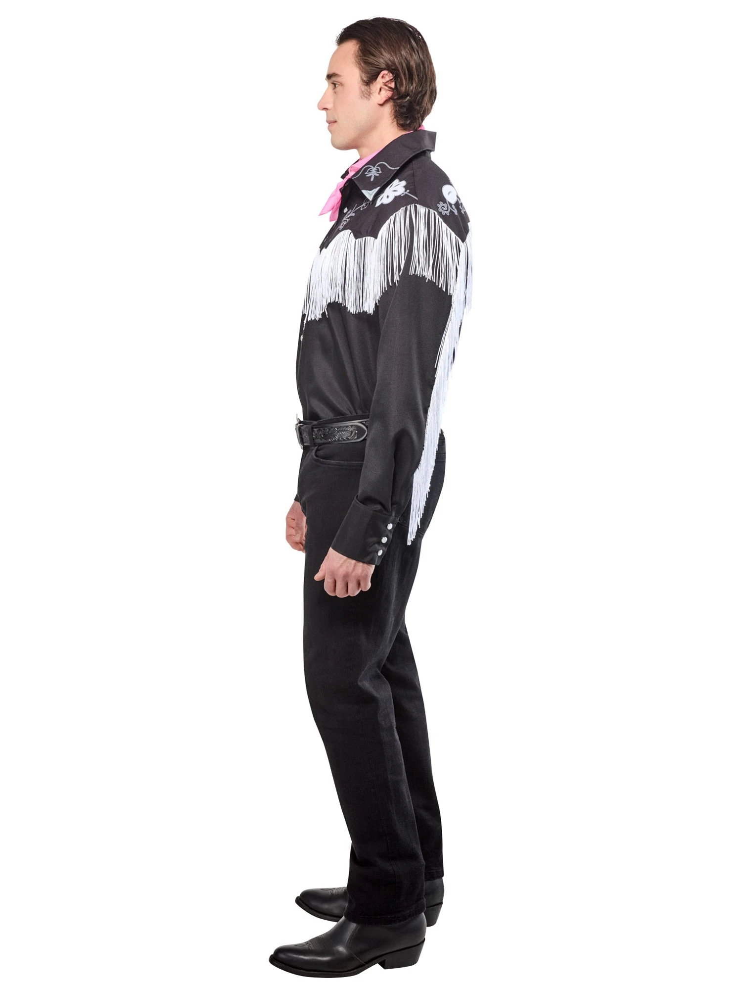 Men's Barbie Movie Western Ken Costume Top And Scarf 4 Men's Barbie Movie Western Ken Costume Top And Scarf - Image 4