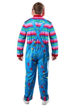 Men's Big And Tall Child's Play 2 Chucky Costume With Mask 7 Men's Big And Tall Child's Play 2 Chucky Costume With Mask -Costume Supercenter Store 1001903 3