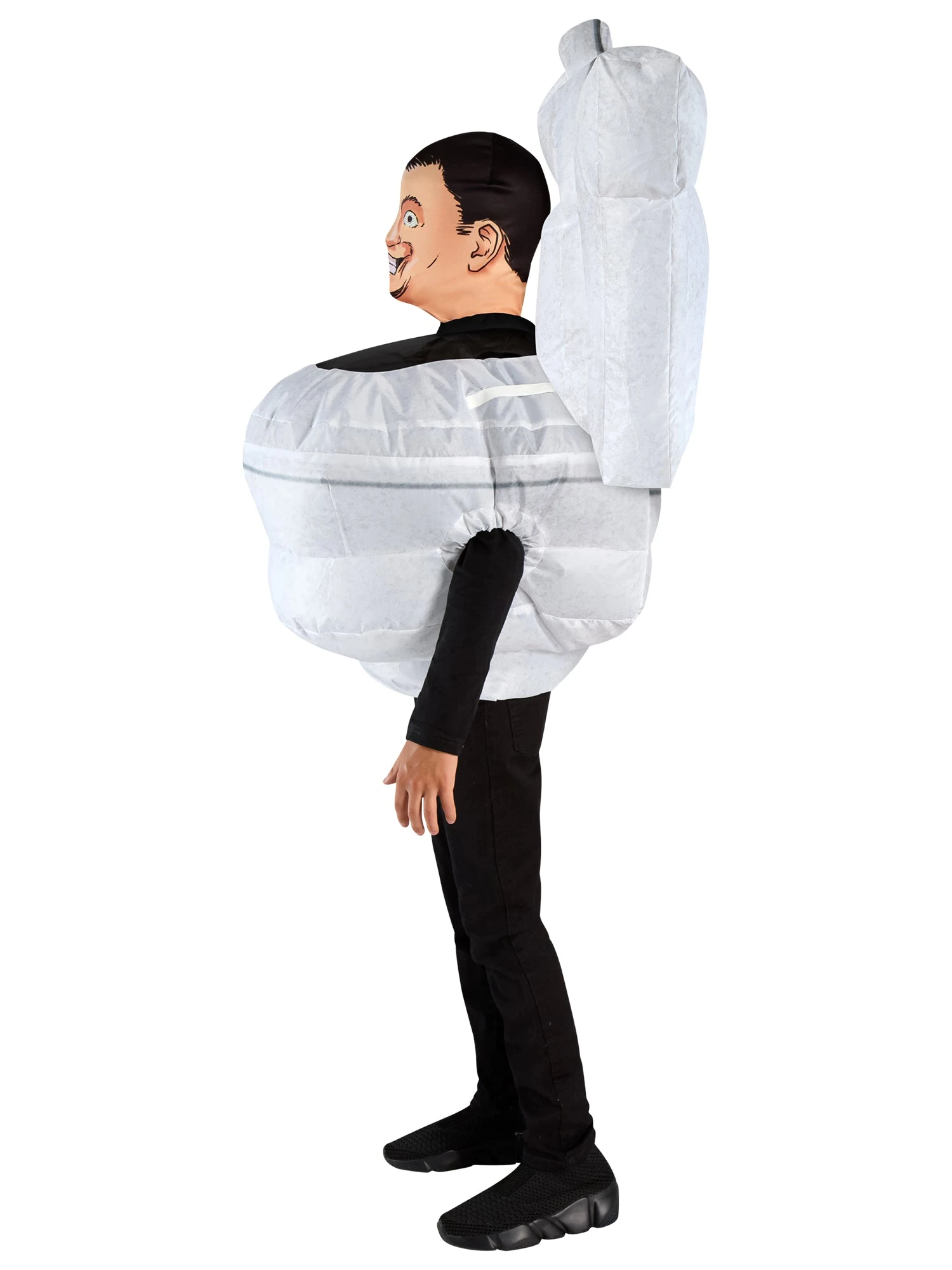 Boys' Skibidi Toilet Inflatable Hood 2 Boys' Skibidi Toilet Inflatable Hood - Image 2