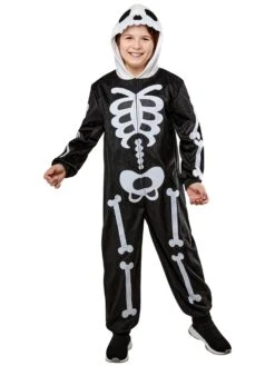 Kids' Skeleton Zipsters Costume