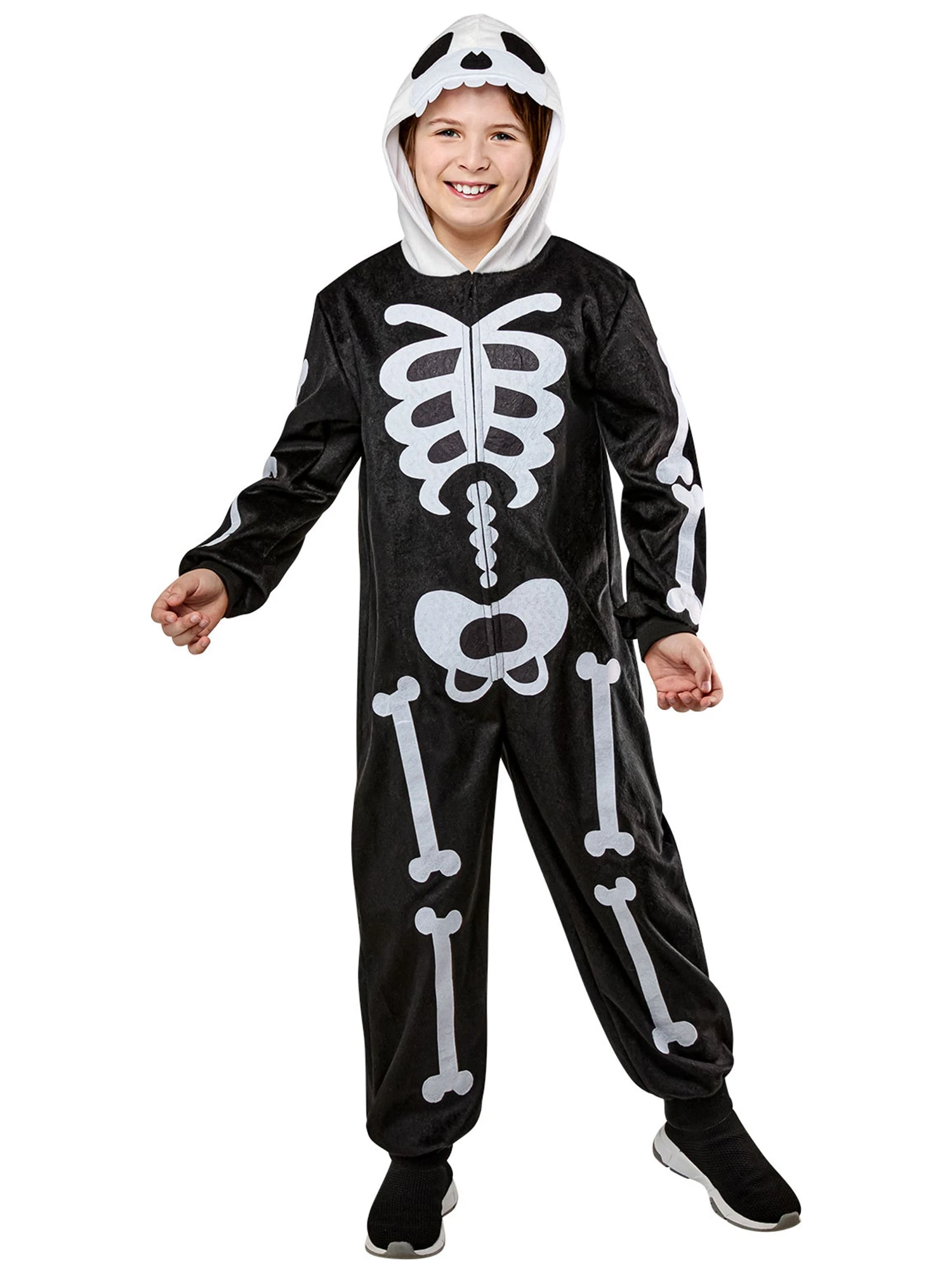 Kids' Skeleton Zipsters Costume 1 Kids' Skeleton Zipsters Costume