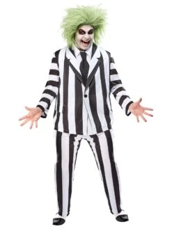 Men's Big And Tall Beetlejuice Classic Costume
