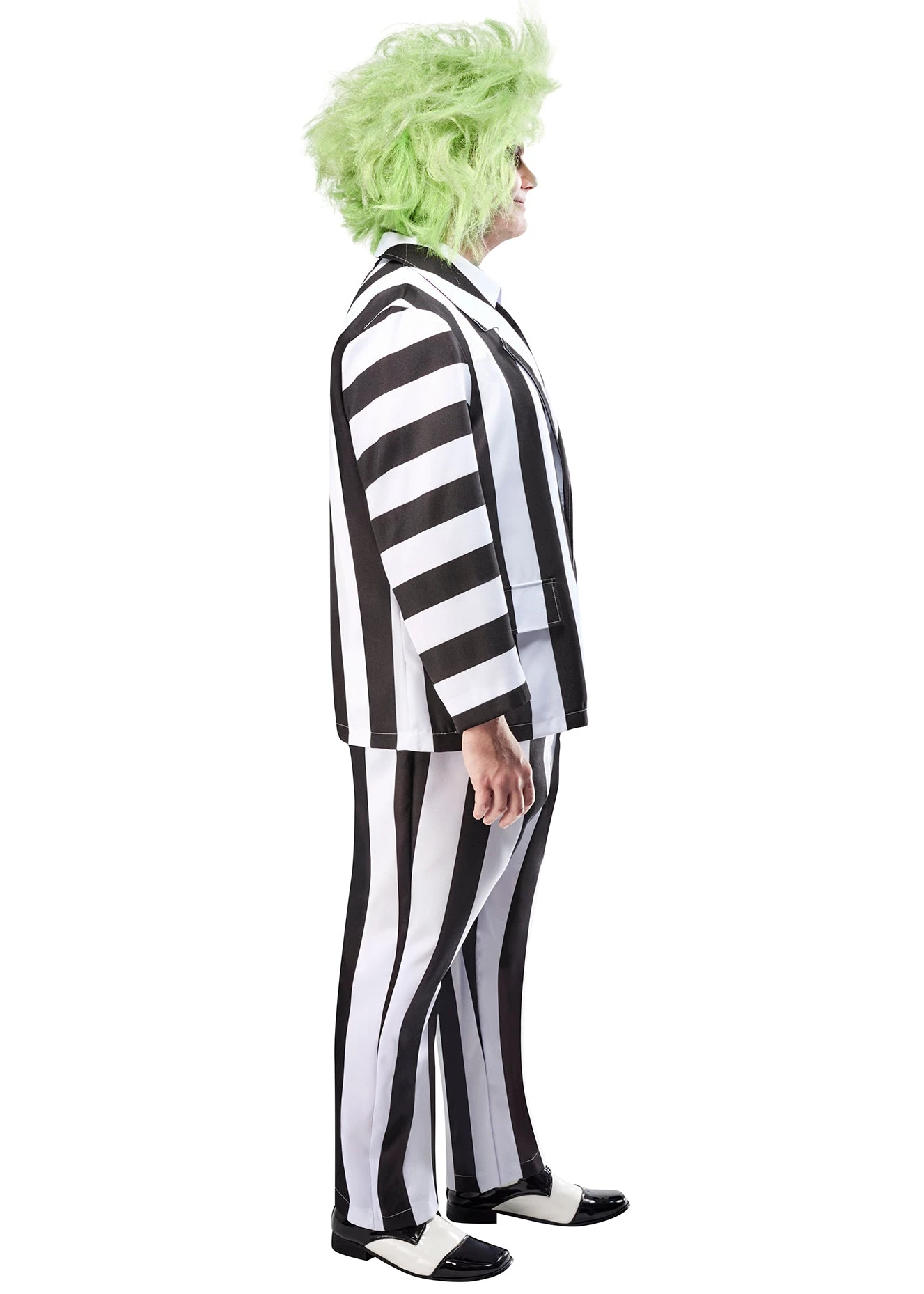 Men's Big And Tall Beetlejuice Classic Costume 2 Men's Big And Tall Beetlejuice Classic Costume - Image 2