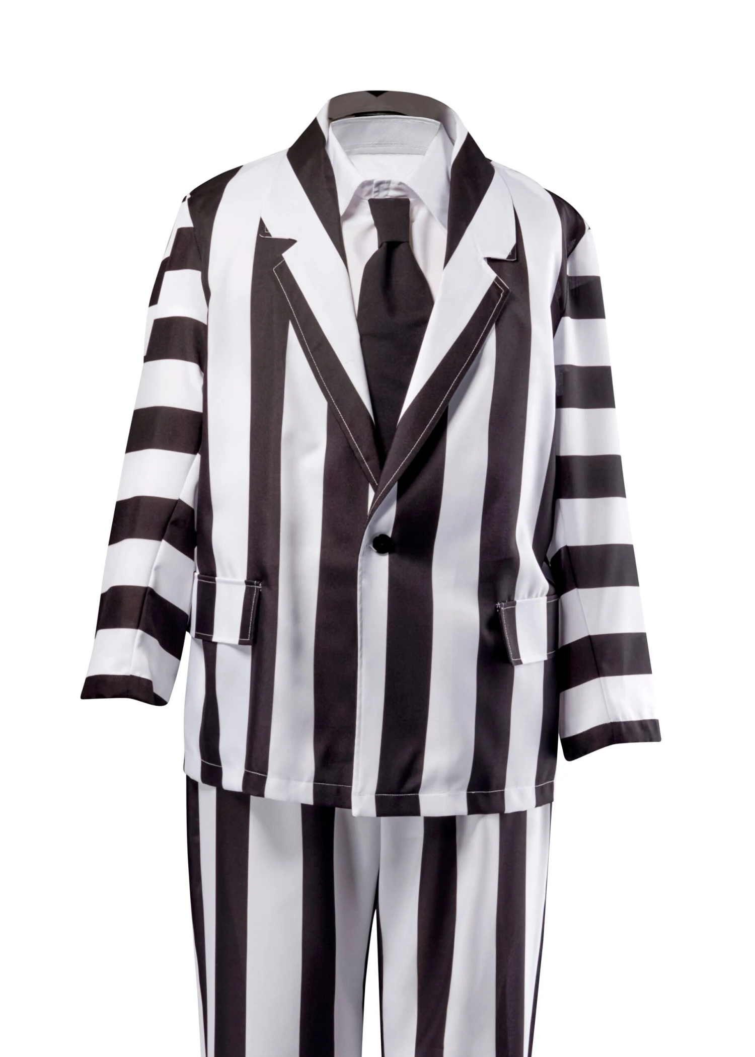 Men's Big And Tall Beetlejuice Classic Costume 5 Men's Big And Tall Beetlejuice Classic Costume - Image 5