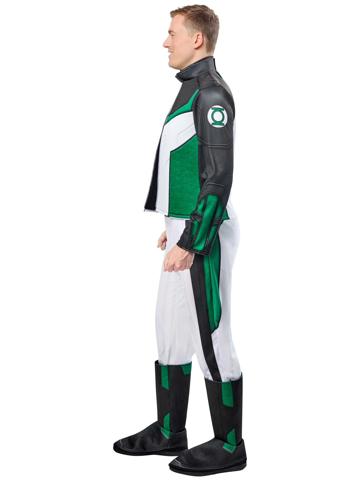 Men's Superman Movie Green Lantern Costume - Deluxe 2 Men's Superman Movie Green Lantern Costume - Deluxe - Image 2
