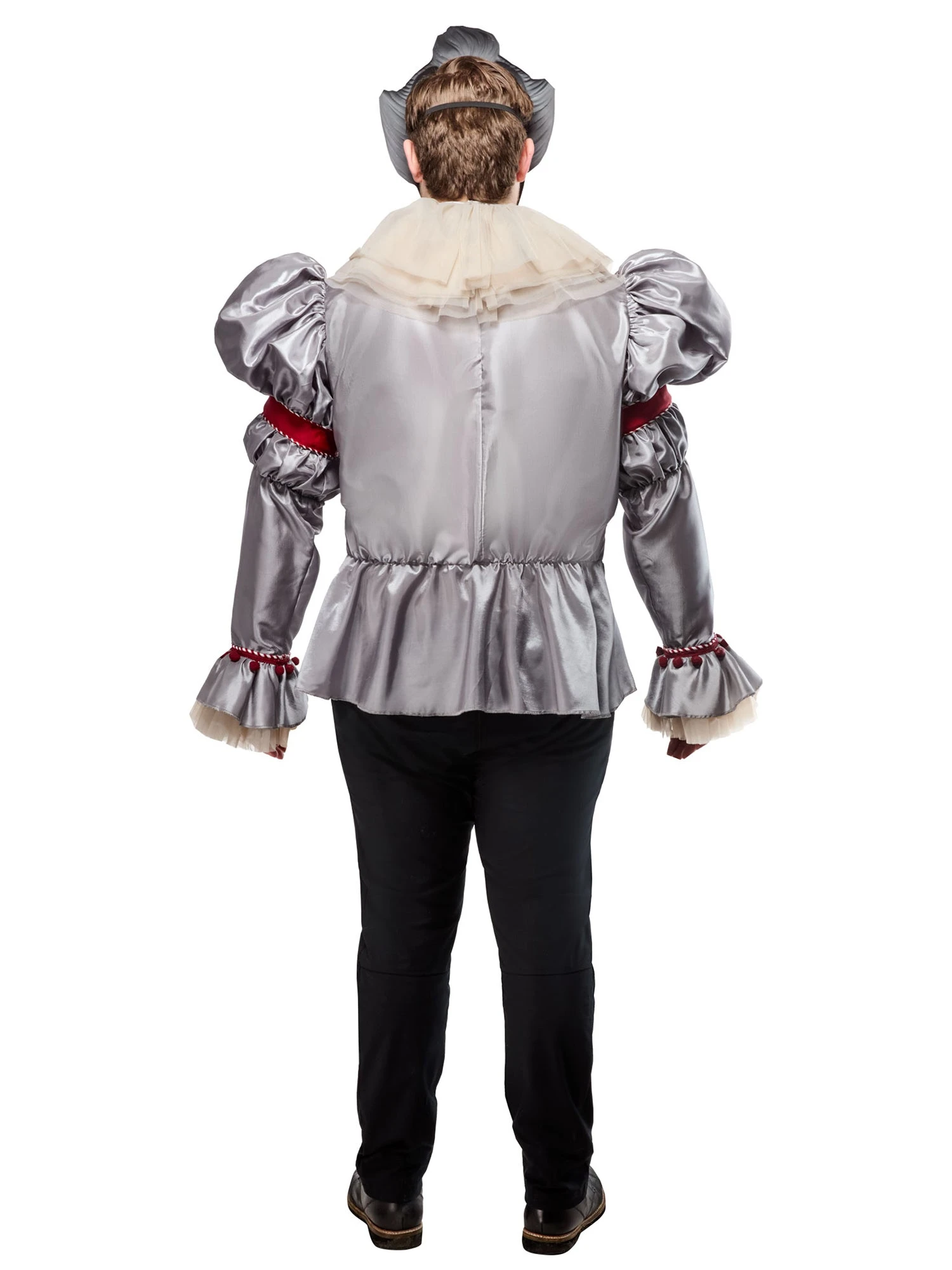 Men's Big And Tall It 2017 Pennywise Costume With Mask 3 Men's Big And Tall It 2017 Pennywise Costume With Mask - Image 3