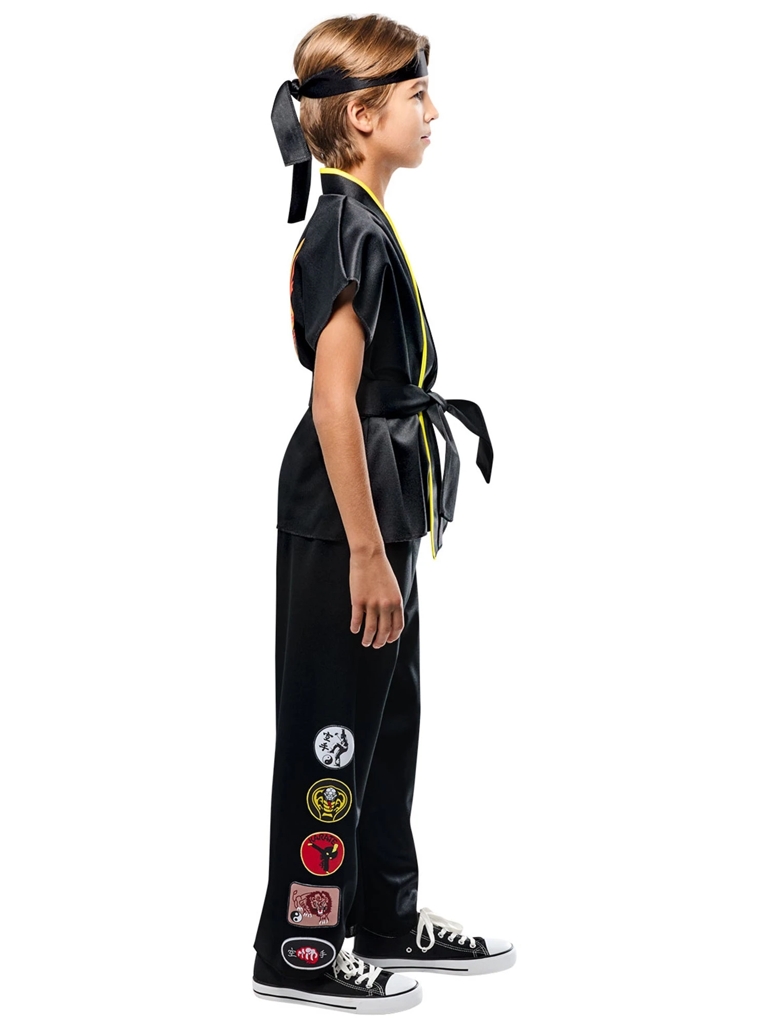 Boys' Karate Kid Classic Cobra Kai Johnny Lawrence Costume 2 Boys' Karate Kid Classic Cobra Kai Johnny Lawrence Costume - Image 2
