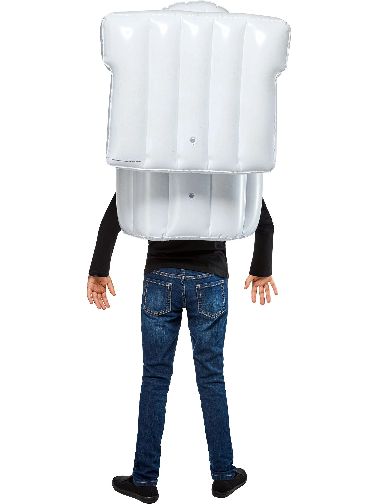 Boys' Skibidi Toilet Blow Up Costume With Mask 4 Boys' Skibidi Toilet Blow Up Costume With Mask - Image 4
