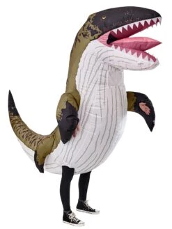 Adult Jurassic World Rebirth Mosasaurus Inflatable Costume