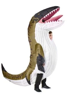 Kids' Jurassic World Rebirth Mosasaurus Inflatable Costume
