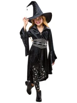 Girls' Black Coven Witch Costume