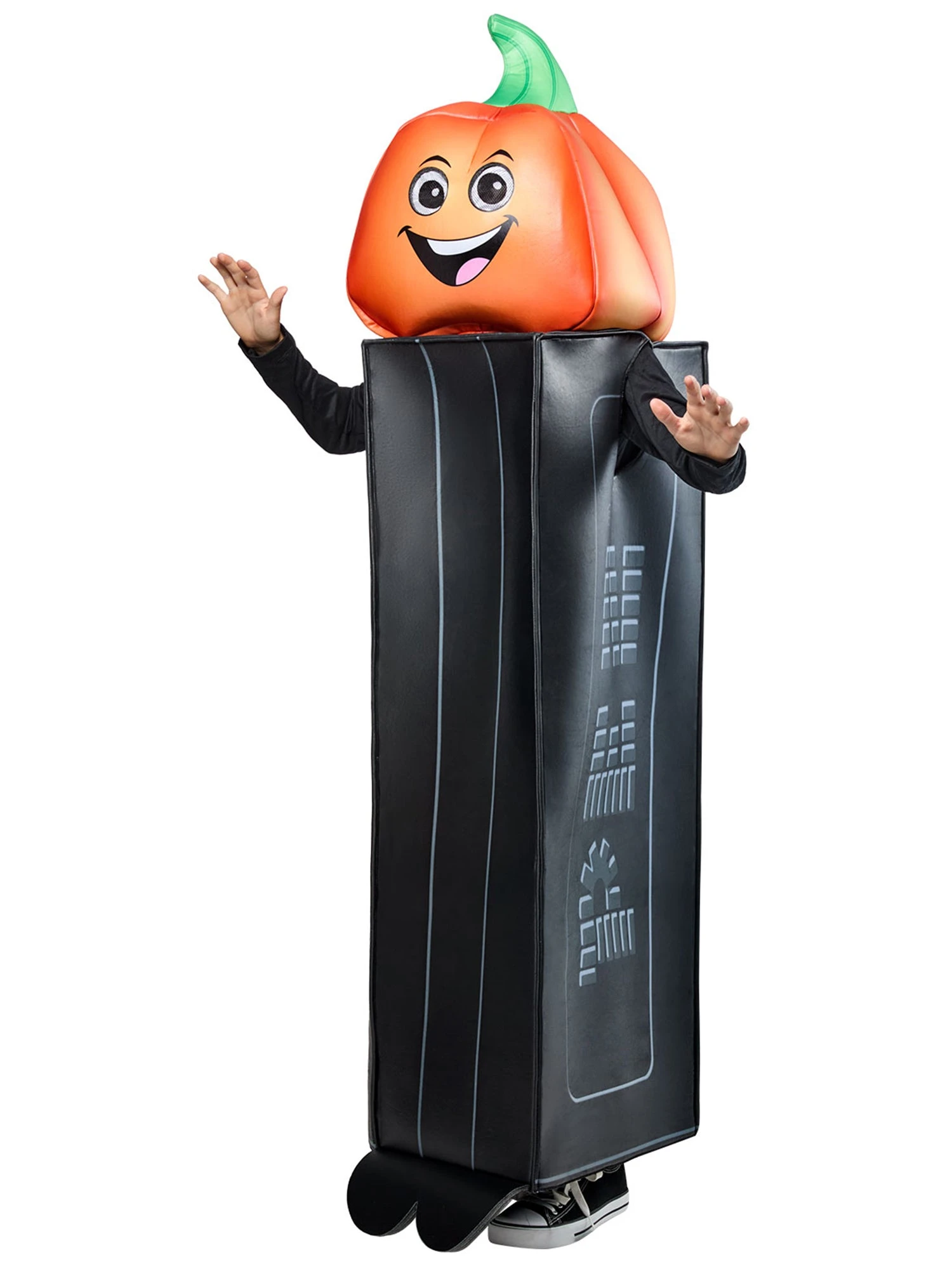 Kids' Pez Dispenser Pumpkin Costume 1 Kids' Pez Dispenser Pumpkin Costume