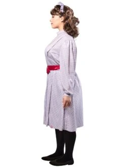 Women's Plus Size American Girl Samantha Parkington Plaid Dress Costume Set -Costume Supercenter Store 1002806 4