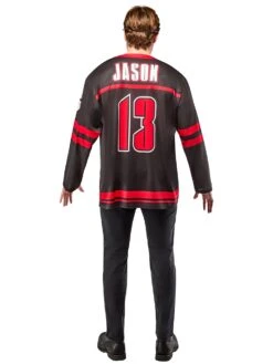 Men's Friday The 13th Jason Voorhees Costume Top With Mask -Costume Supercenter Store 1002954 3