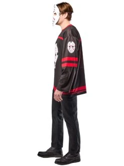 Men's Friday The 13th Jason Voorhees Costume Top With Mask -Costume Supercenter Store 1002954 4