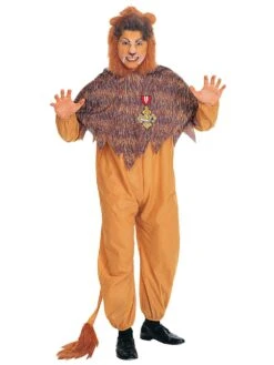 Men's Wizard Of Oz Cowardly Lion Costume