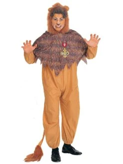 Men's Big And Tall Wizard Of Oz Cowardly Lion Costume