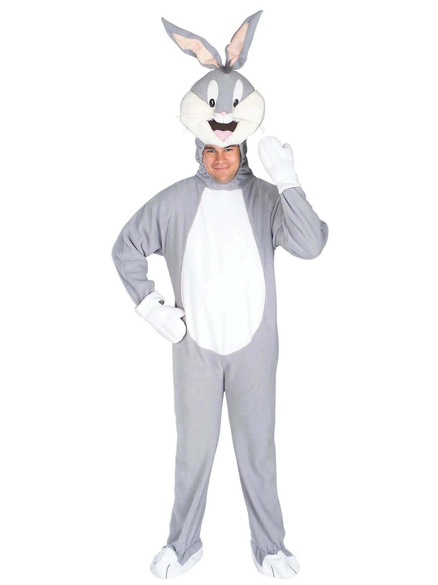 Men's Looney Tunes Bugs Bunny Costume - Deluxe 1 Men's Looney Tunes Bugs Bunny Costume - Deluxe