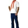 Men's Scooby-Doo Fred Costume With Wig