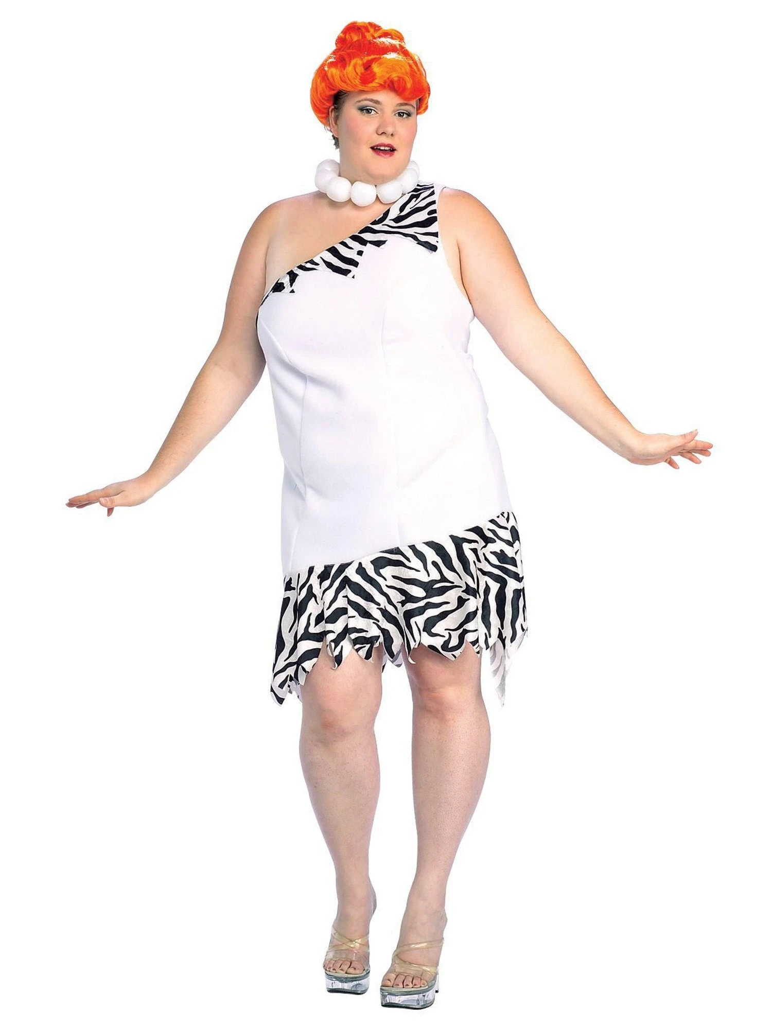 The Flintstones Wilma Adult Plus Costume 1 The Flintstones Wilma Adult Plus Costume
