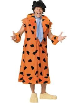 Men's Big And Tall Fred Flintstone Costume - Deluxe