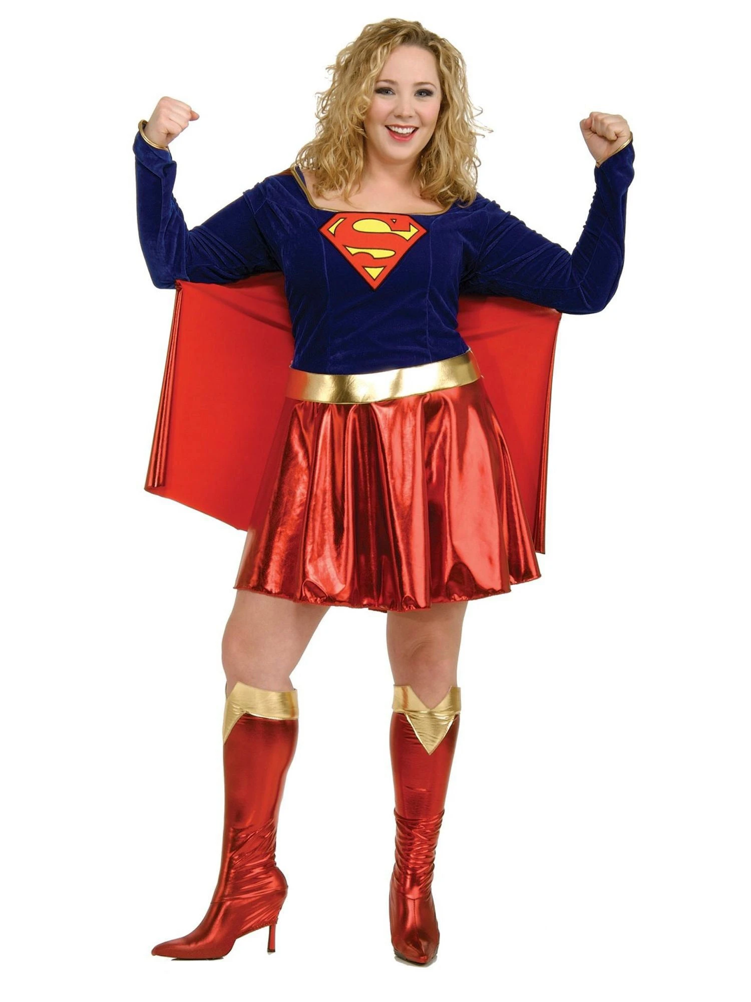 DC Comics Supergirl Adult Plus Costume 1 DC Comics Supergirl Adult Plus Costume