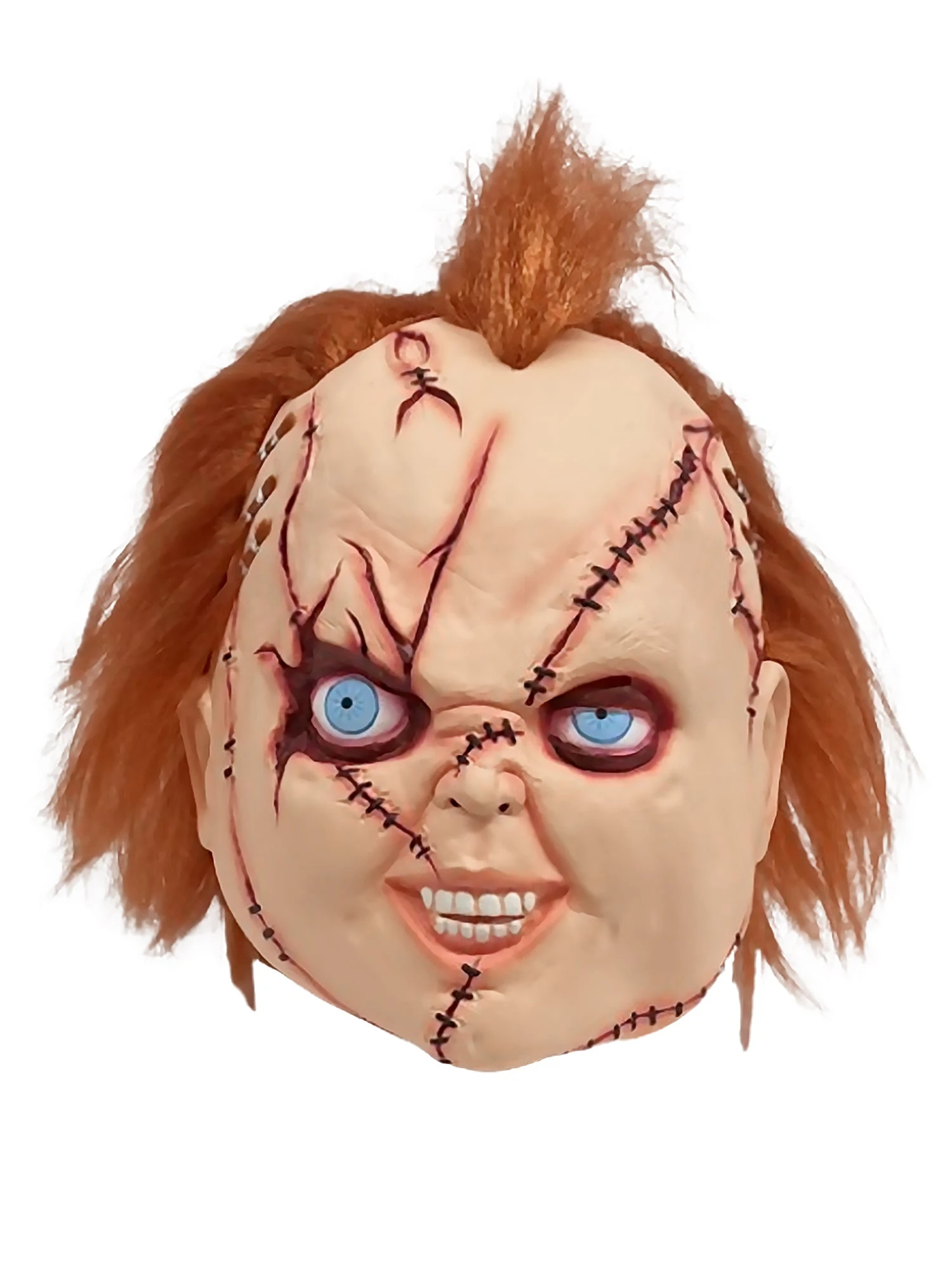 Men's Bride Of Chucky Stitched Up Chucky 3/4 Vinyl Mask 1 Men's Bride Of Chucky Stitched Up Chucky 3/4 Vinyl Mask