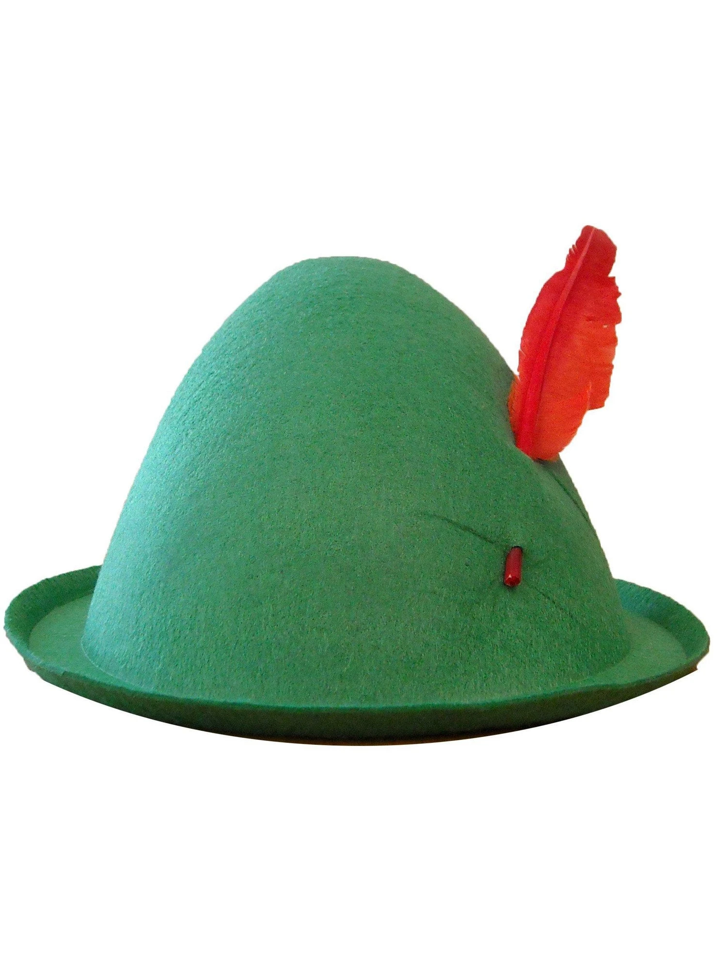 Adult Green Alpine Inspired Tyrolean Hat 1 Adult Green Alpine Inspired Tyrolean Hat