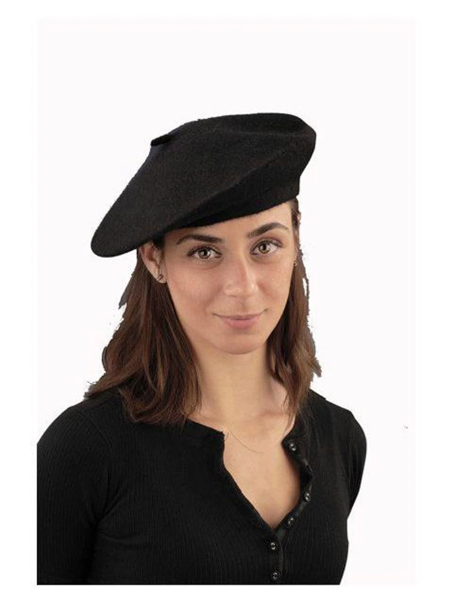 Adult Black Beret 1 Adult Black Beret