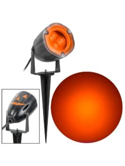 Orange LED Spotlight Projection