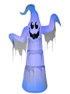 12 Foot Floating Ghost Lightshow Light Up Halloween Inflatable Lawn Decoration