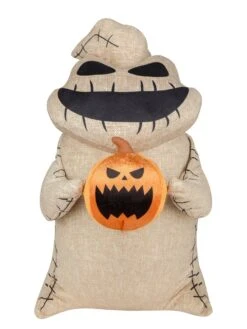 18 Inch The Nightmare Before Christmas Oogie Boogie Holding Pumpkin Plush Front Door Greeter