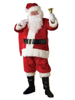Adult Standard Size Regency Plush Santa Suit