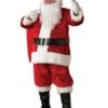 Adult Extra Large Deluxe Regency Plush Santa Suit
